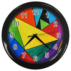 Abstract Wall Clock (black)