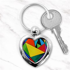 Abstract Key Chain (heart)