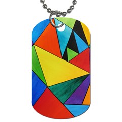 Abstract Dog Tag (one Sided) by Siebenhuehner