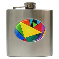 Abstract Hip Flask