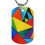 Abstract Dog Tag (Two-sided)  Front