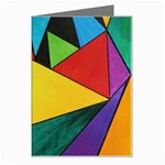 Abstract Greeting Card Left