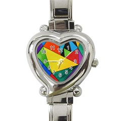 Abstract Heart Italian Charm Watch 