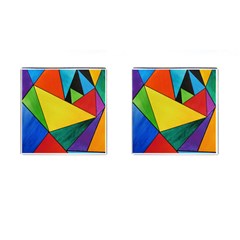 Abstract Cufflinks (square)