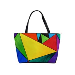 Abstract Large Shoulder Bag