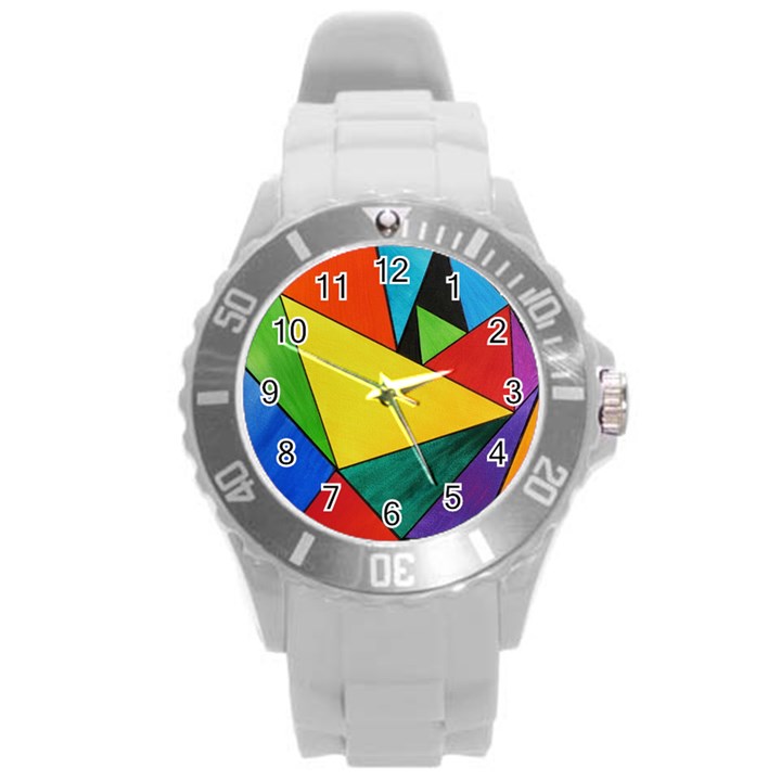 Abstract Plastic Sport Watch (Large)