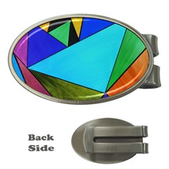 Abstract Money Clip (oval)