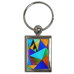 Abstract Key Chain (rectangle) by Siebenhuehner