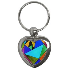 Abstract Key Chain (heart)