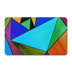 Abstract Magnet (rectangular) by Siebenhuehner