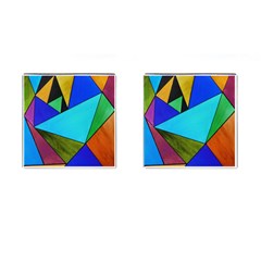 Abstract Cufflinks (square) by Siebenhuehner