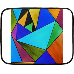 Abstract Mini Fleece Blanket (two Sided) by Siebenhuehner