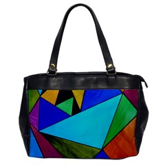 Abstract Oversize Office Handbag (one Side) by Siebenhuehner