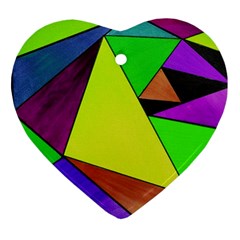 Abstract Heart Ornament