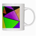 Abstract White Coffee Mug Right