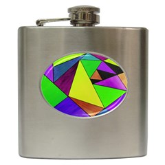 Abstract Hip Flask