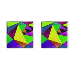 Abstract Cufflinks (square) by Siebenhuehner