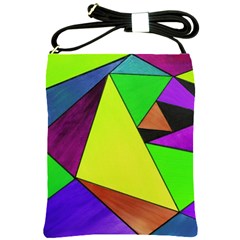 Abstract Shoulder Sling Bag