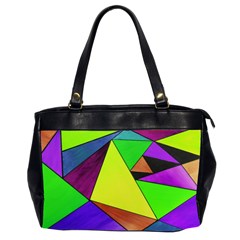 Abstract Oversize Office Handbag (two Sides) by Siebenhuehner