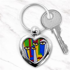 Face Key Chain (heart)