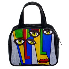 Face Classic Handbag (two Sides) by Siebenhuehner