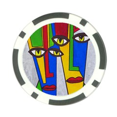 Face Poker Chip (10 Pack) by Siebenhuehner