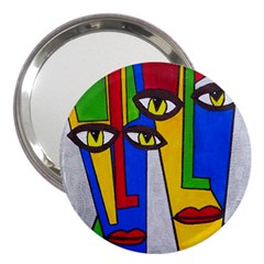 Face 3  Handbag Mirror