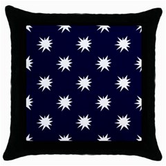 Bursting In Air Black Throw Pillow Case