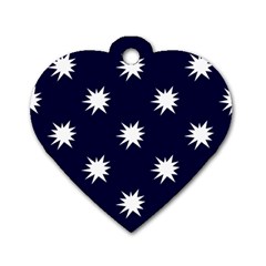 Bursting In Air Dog Tag Heart (one Sided) 