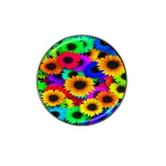 Colorful Sunflowers Golf Ball Marker 4 Pack (for Hat Clip)