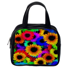 Colorful Sunflowers Classic Handbag (one Side) by StuffOrSomething