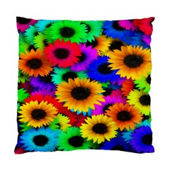 Colorful Sunflowers Cushion Case (single Sided) 