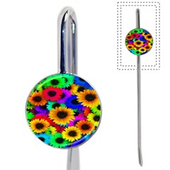 Colorful Sunflowers Bookmark