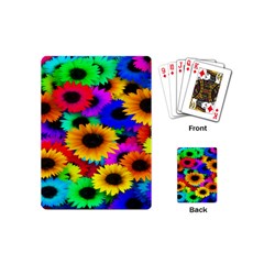 Colorful Sunflowers Playing Cards (mini)