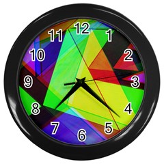 Moderne Wall Clock (black) by Siebenhuehner