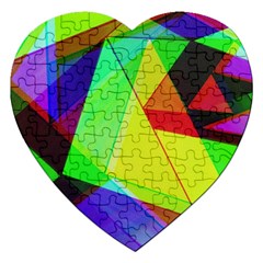 Moderne Jigsaw Puzzle (heart) by Siebenhuehner