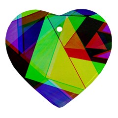 Moderne Heart Ornament (two Sides) by Siebenhuehner