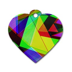 Moderne Dog Tag Heart (two Sided) by Siebenhuehner