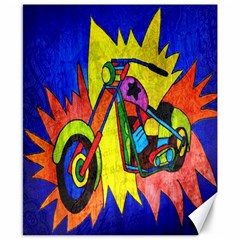 Chopper Canvas 8  X 10  (unframed) by Siebenhuehner