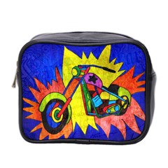 Chopper Mini Travel Toiletry Bag (two Sides)