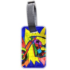 Chopper Luggage Tag (two Sides)