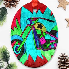 Chopper Oval Ornament