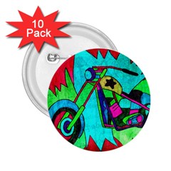 Chopper 2 25  Button (10 Pack) by Siebenhuehner