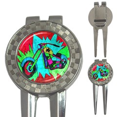 Chopper Golf Pitchfork & Ball Marker