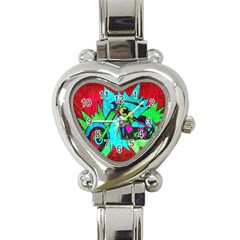 Chopper Heart Italian Charm Watch  by Siebenhuehner