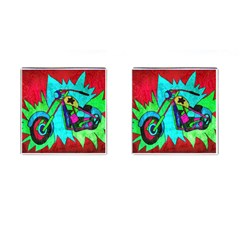 Chopper Cufflinks (square) by Siebenhuehner