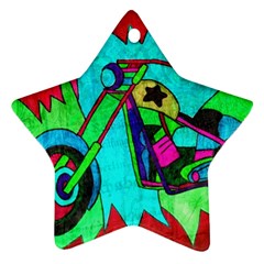 Chopper Star Ornament (two Sides)