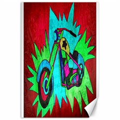 Chopper Canvas 24  X 36  (unframed) by Siebenhuehner