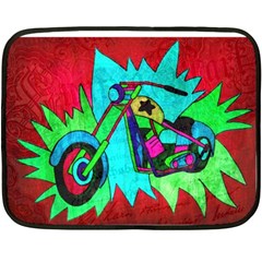 Chopper Mini Fleece Blanket (two Sided) by Siebenhuehner