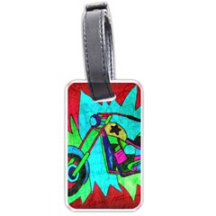 Chopper Luggage Tag (one Side)